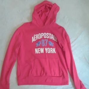 aeropostale bright pink sweatshirt